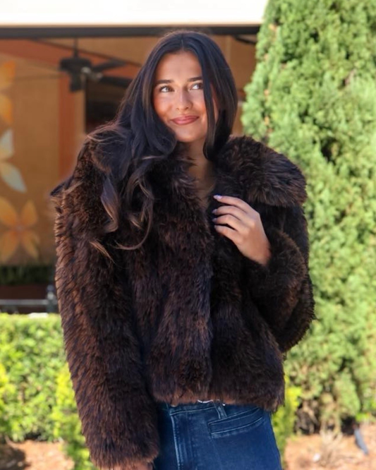 Love Token Julia Coat | Brown