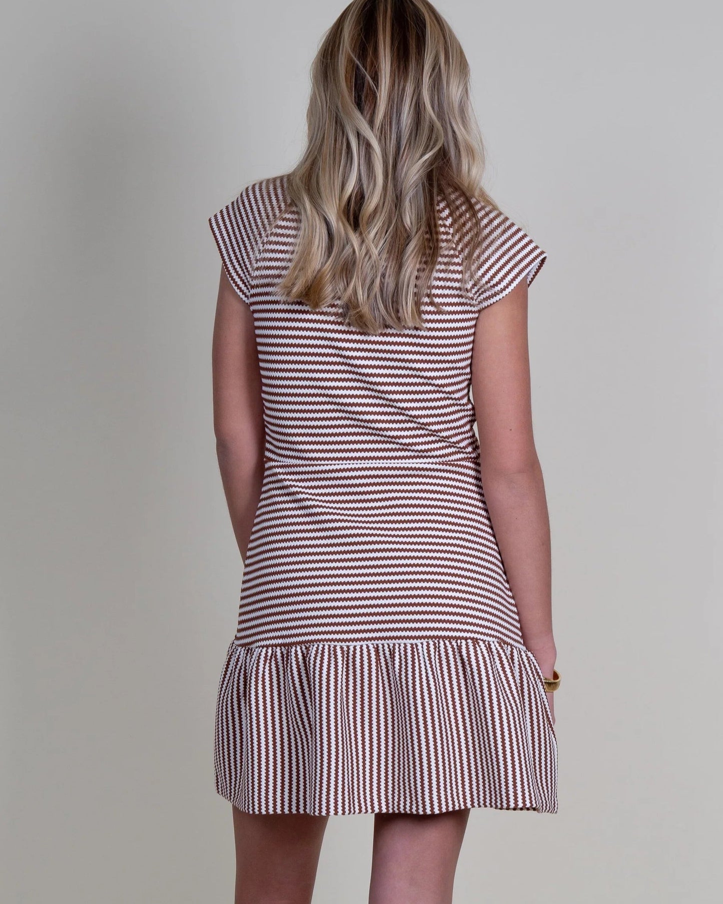 Amanda Uprichard Pollyanna Dress | Brown/Cream