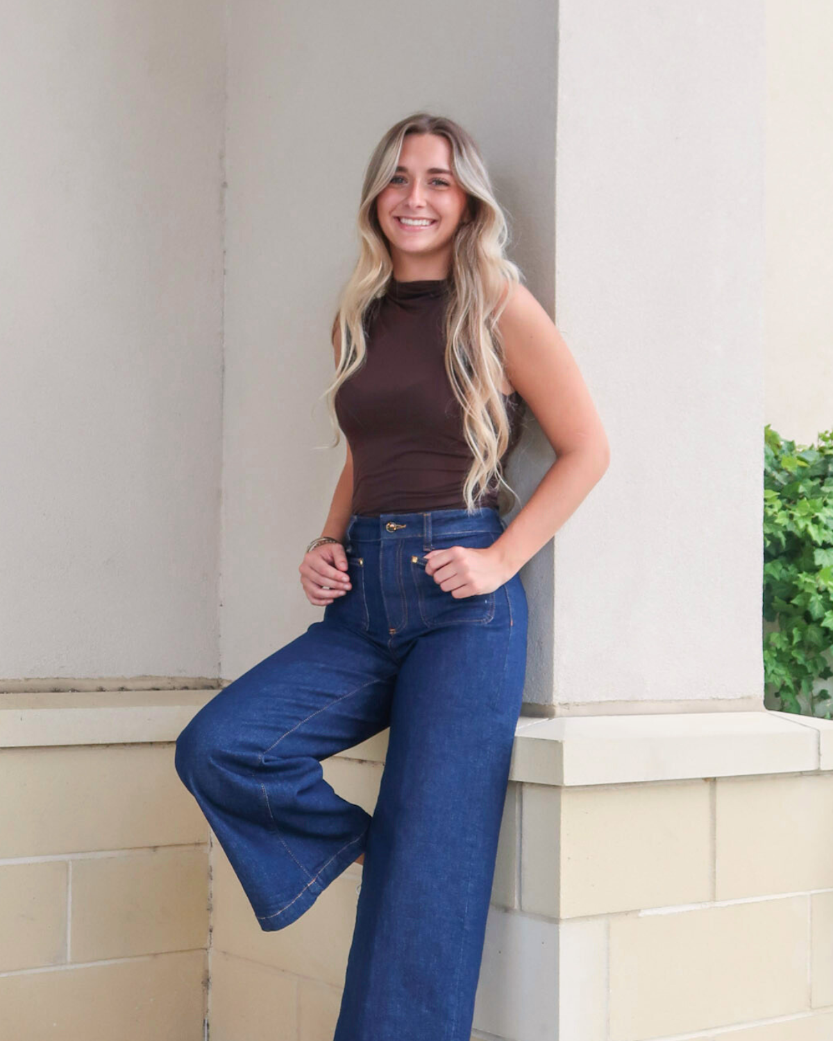 Rails Christen Top | Espresso