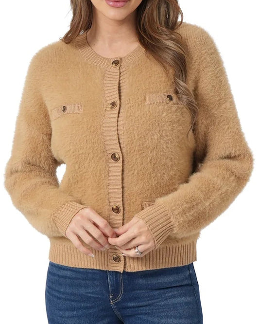 Love Token Rosalie Cardigan | Camel