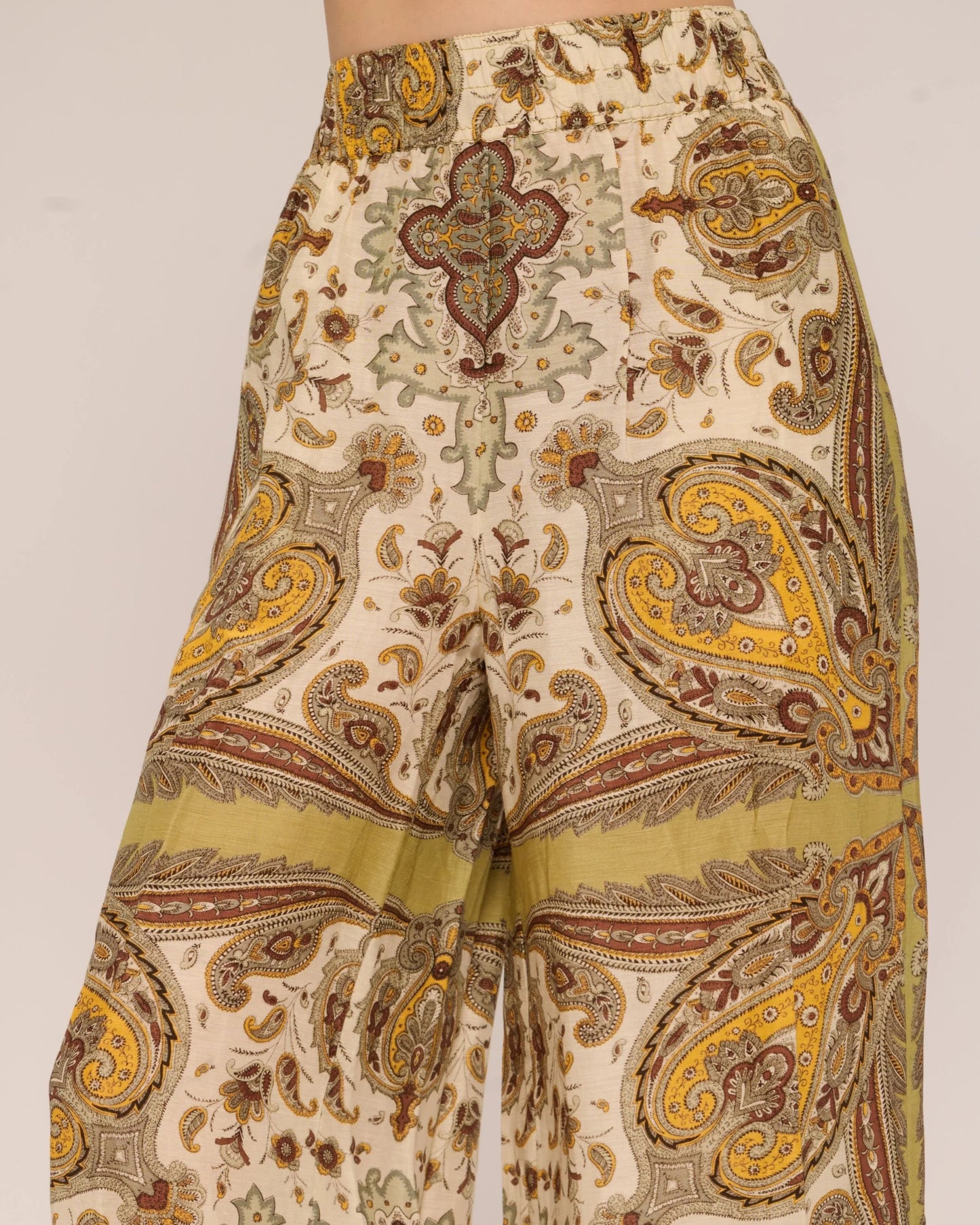 Love the Label Jocelyn Pant | Kaleidoscope Scarf Print