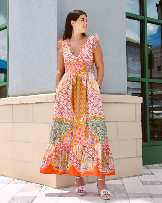 Love the Label Gabriella Maxi Dress | Maxine Print