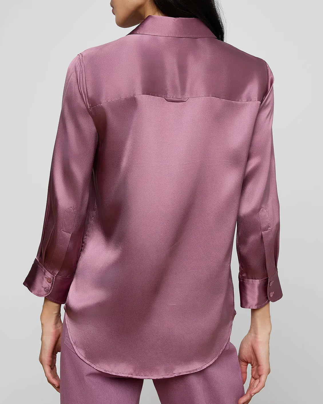 L'Agence Dani Silk Blouse | Dusty Orchid