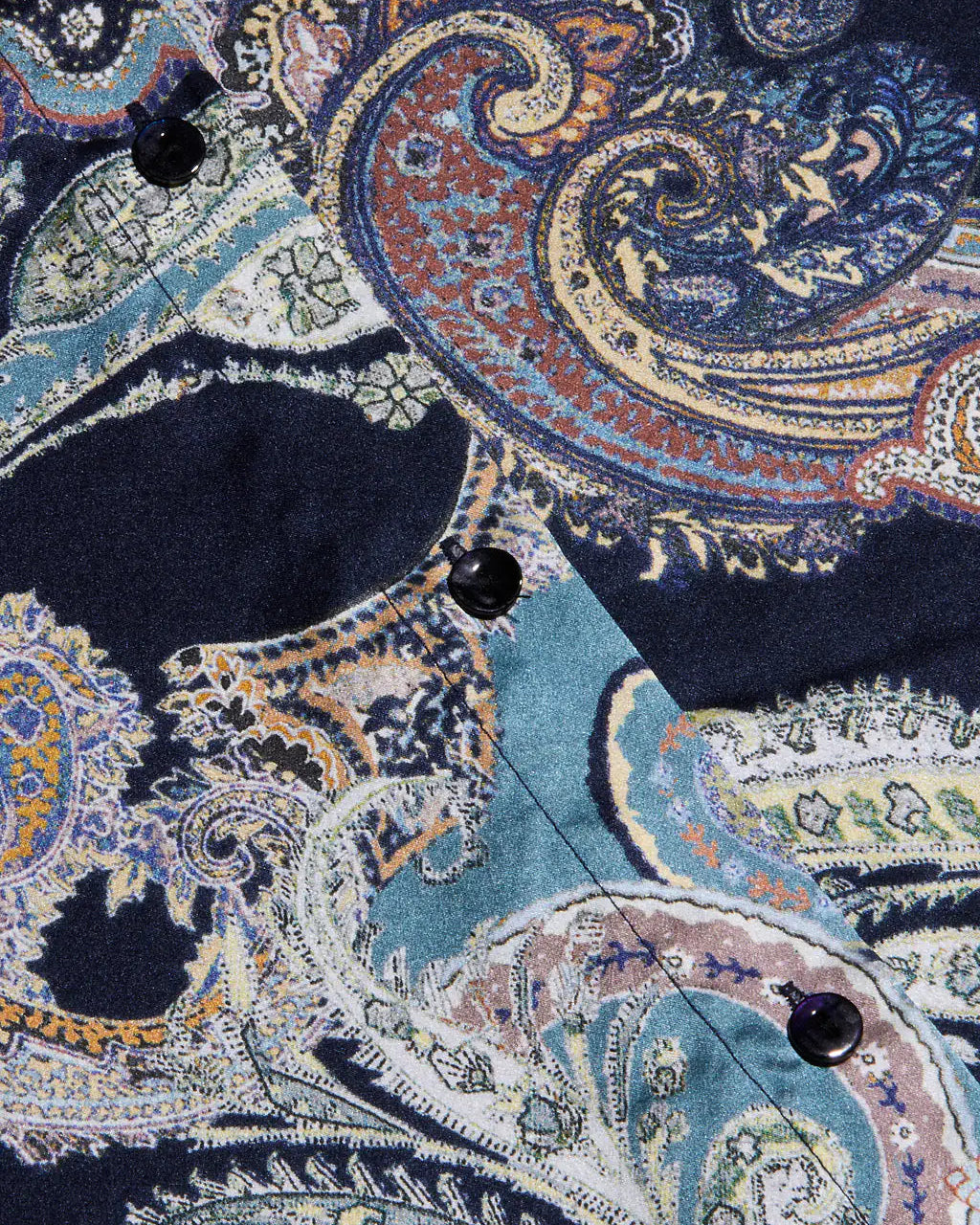 L'Agence Tyler Silk Blouse |. Midnight Multi Besarabian Paisley