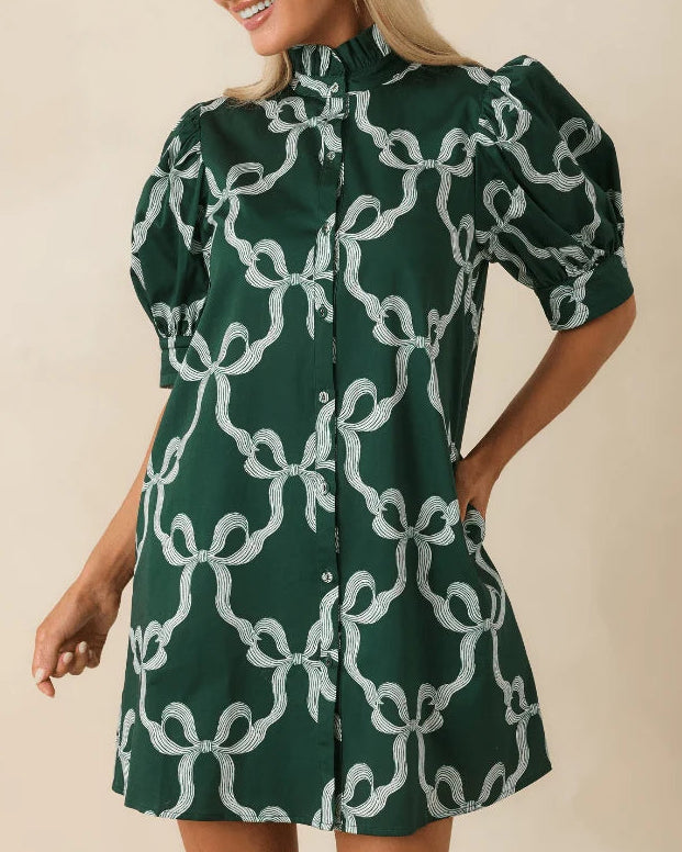 Prosperina Cortland Dress | Behold Evergreen
