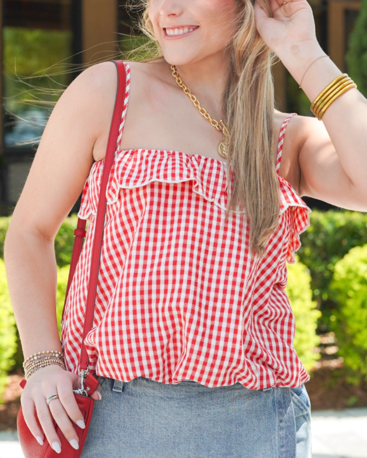 Sundays Gingham Top