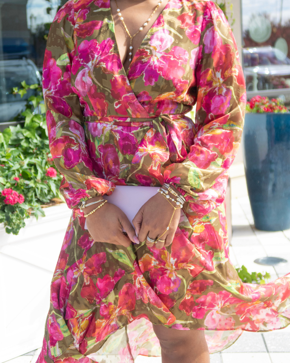 Hutch Print Wrap Dress