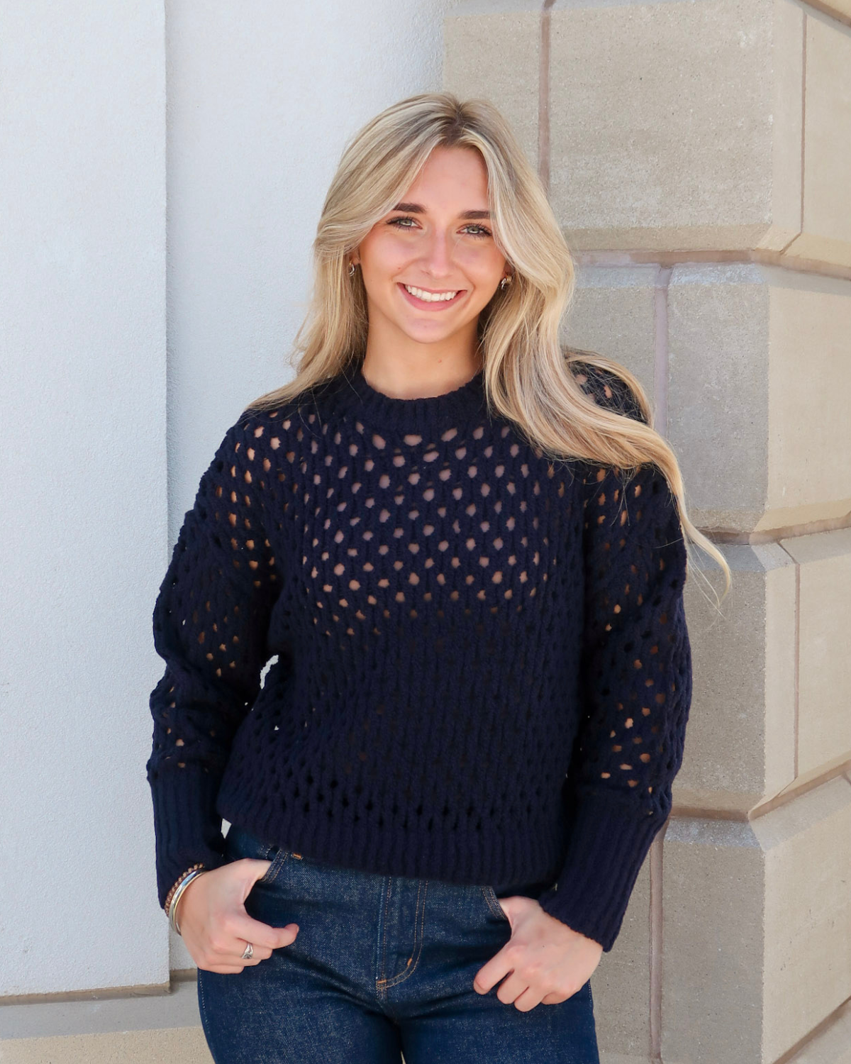 Sundays Fressia Sweater | Navy