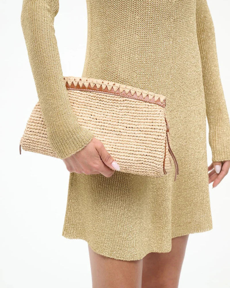 Staud Maude Convertible Clutch | Natural