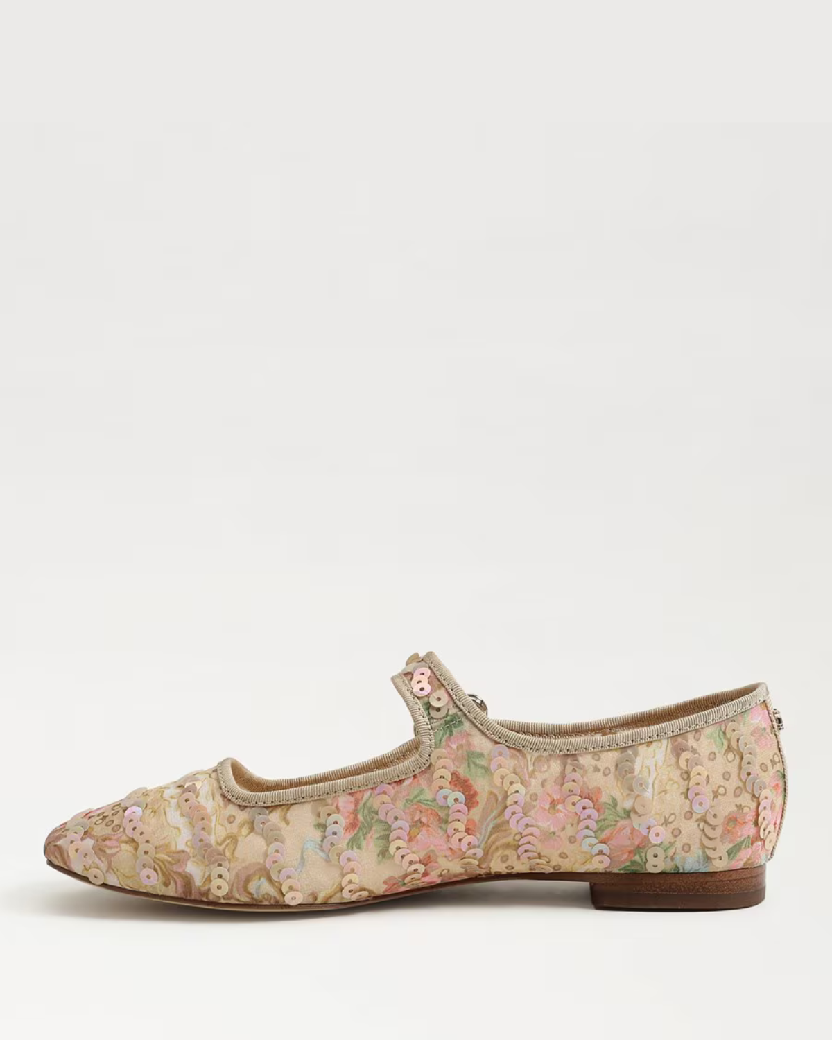 Sam Edelman Michaela Riviera Mary Jane Flat | Ecru Multi Mesh