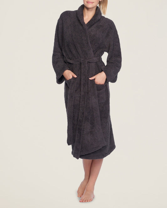 Barefoot Dreams CozyChic Adult Robe | Carbon