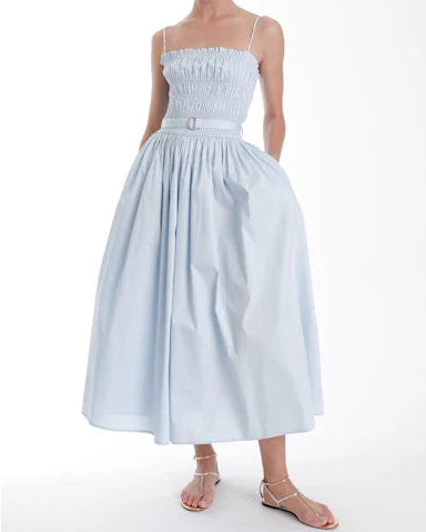 Karina Grimaldi Panama Maxi Dress | Light Blue