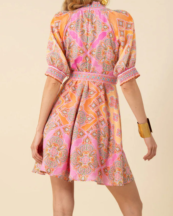 Hale Bob Naya Linen Dress