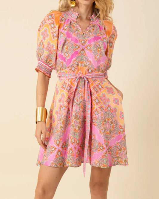 Hale Bob Naya Linen Dress