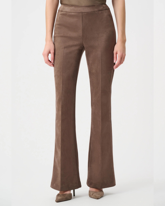 Joseph Ribkoff Faux Suede Pants | Mink