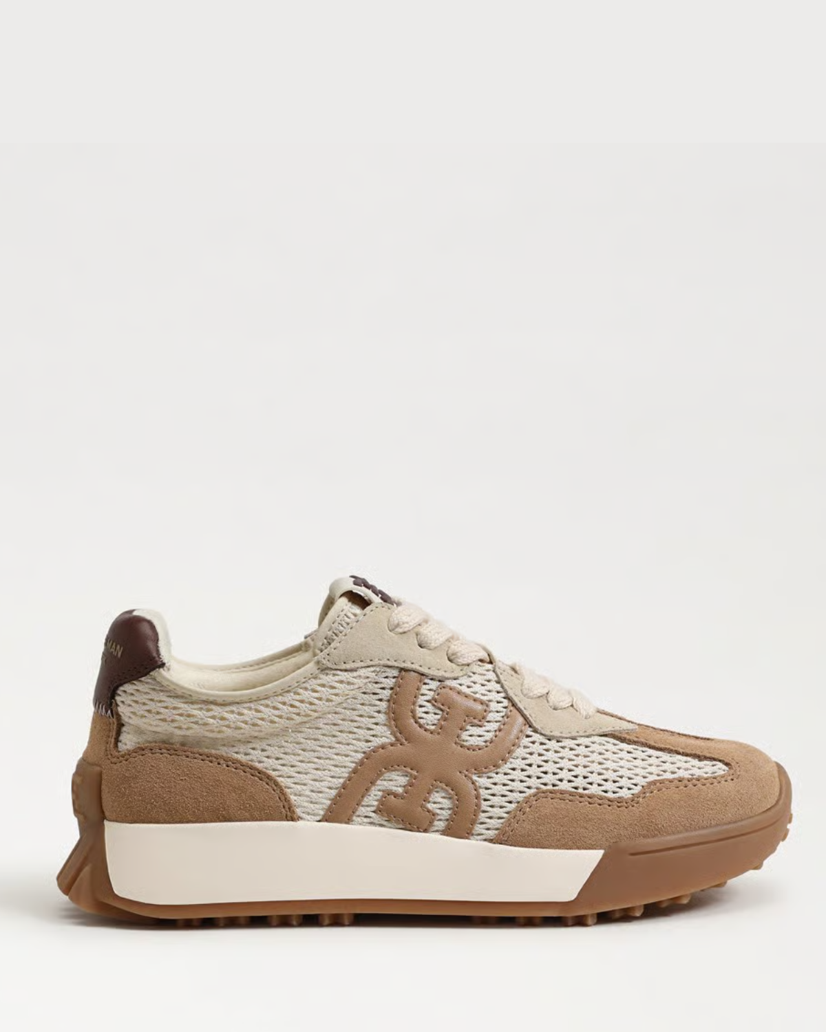 Sam Edelman Langley Lace Up Sneaker | Modern Ivory Mesh/Suede