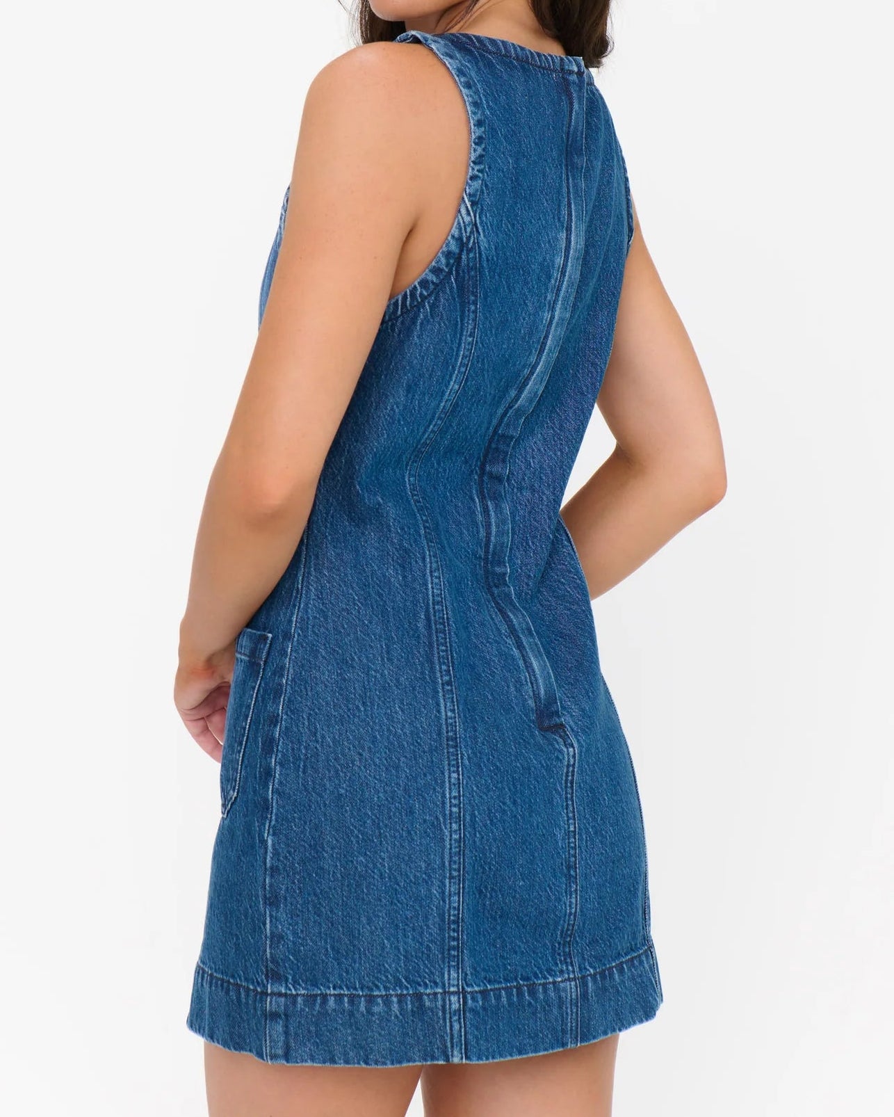 Show Me Your Mumu Boulevard Mini Dress | Reservoir Blue