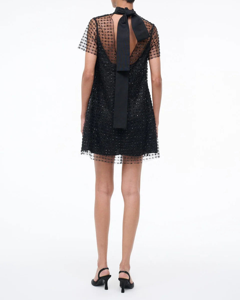 Staud Mini Ilana Dress | Stardust Onyx