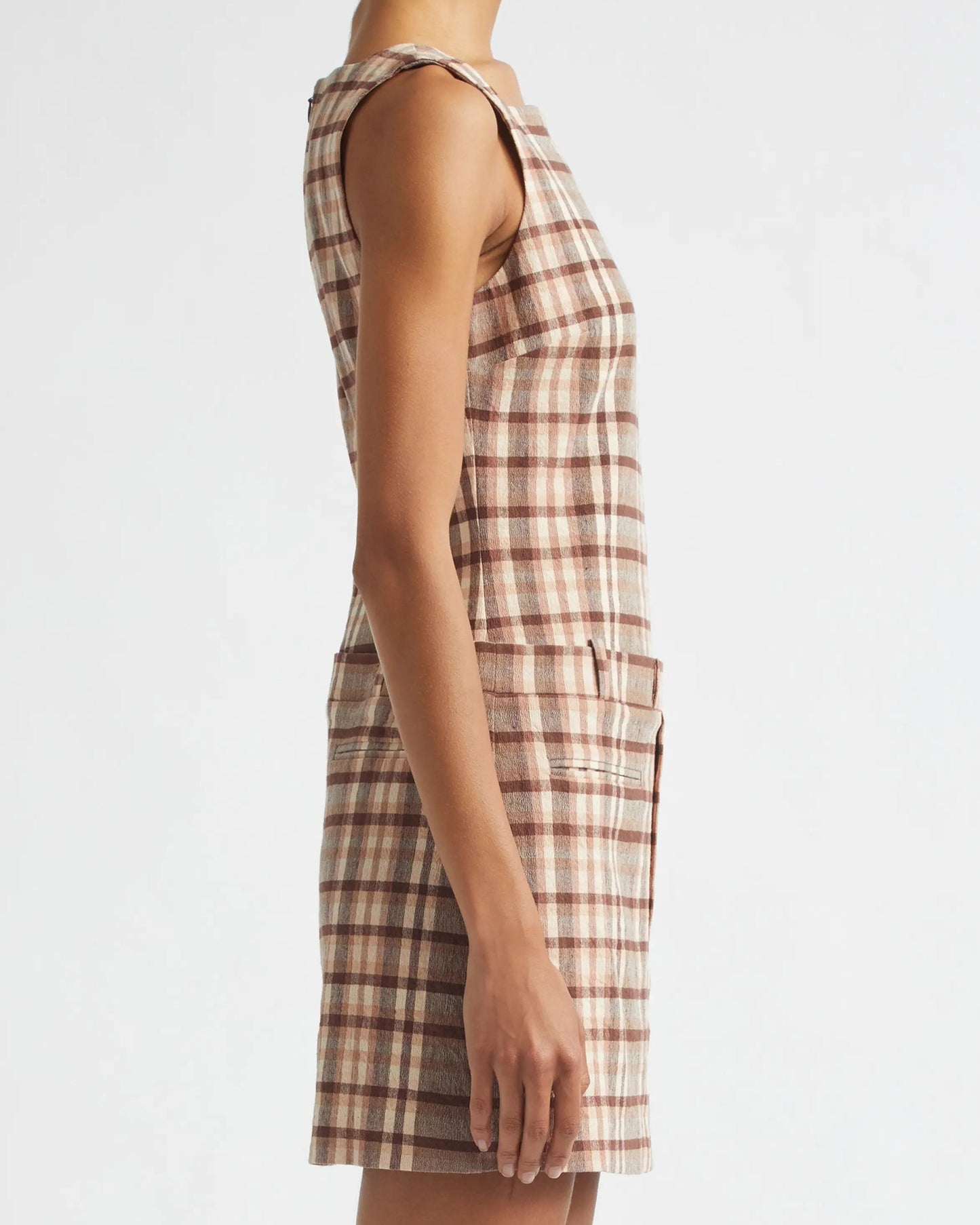Staud Shea Dress | Tuscany Plaid