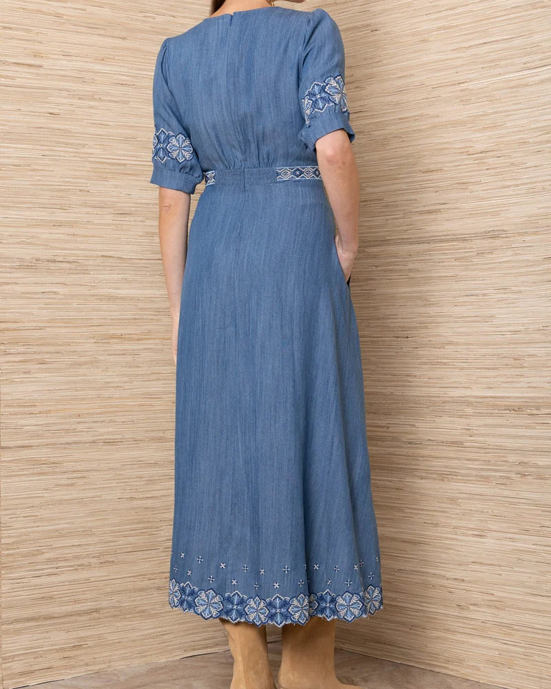 Hale Bob Este Chambray Dress