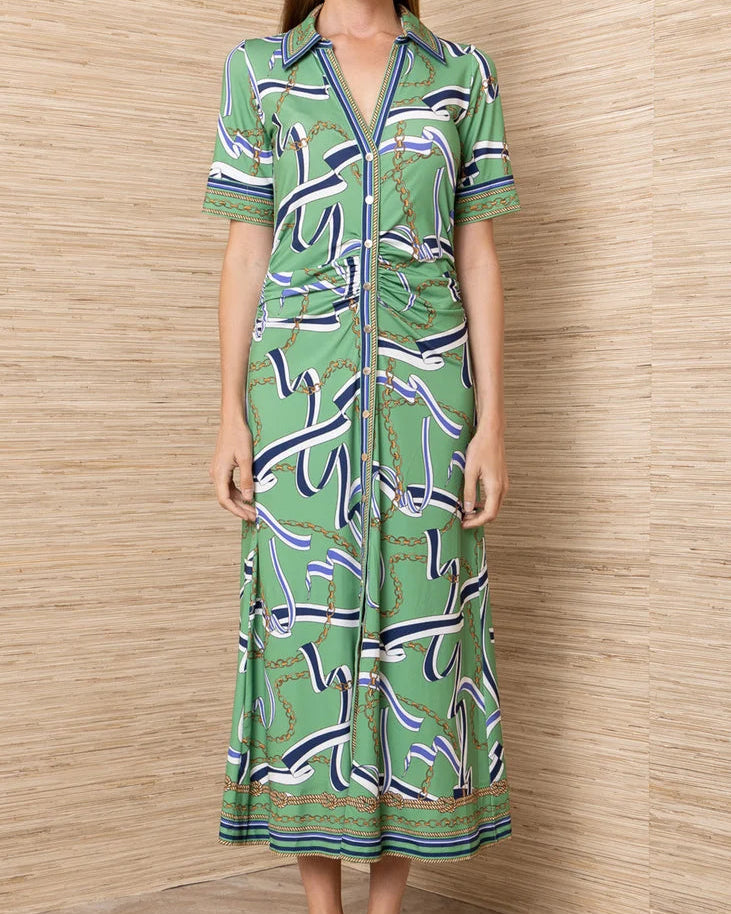 Hale Bob Mireille Jersey Dress | Green