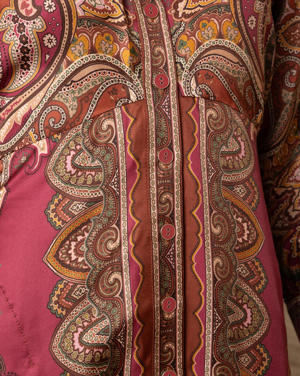 Hale Bob Sonali Silk Midi Dress | Pink