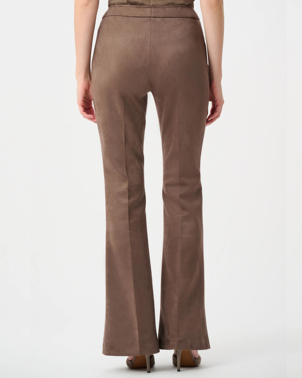 Joseph Ribkoff Faux Suede Pants | Mink