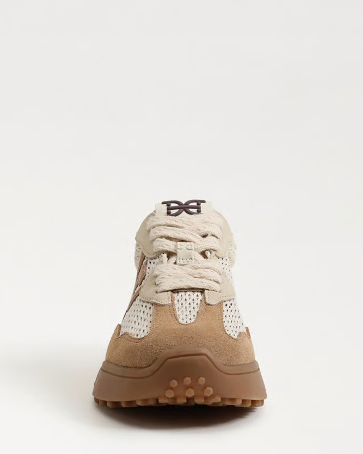 Sam Edelman Langley Lace Up Sneaker | Modern Ivory Mesh/Suede