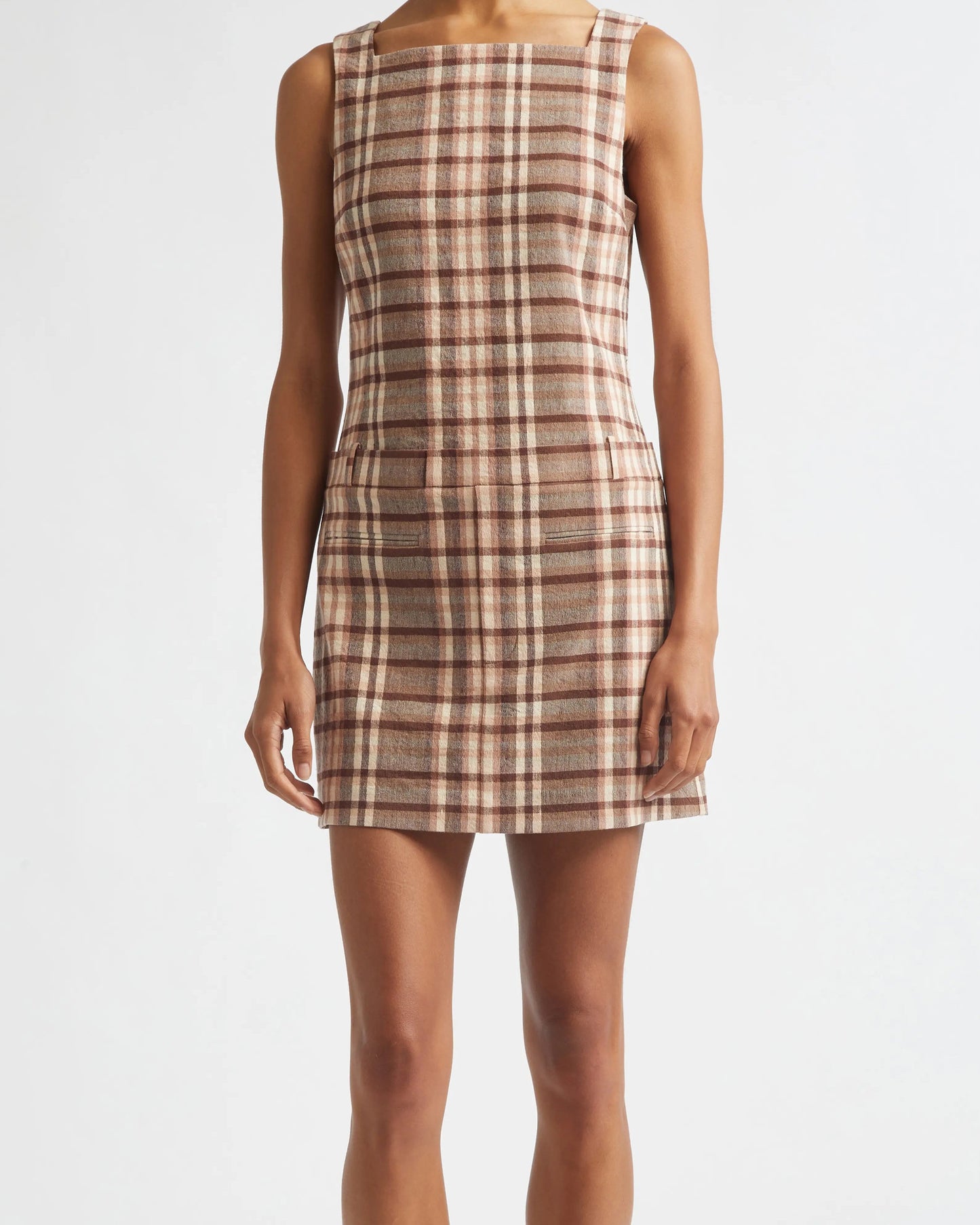 Staud Shea Dress | Tuscany Plaid