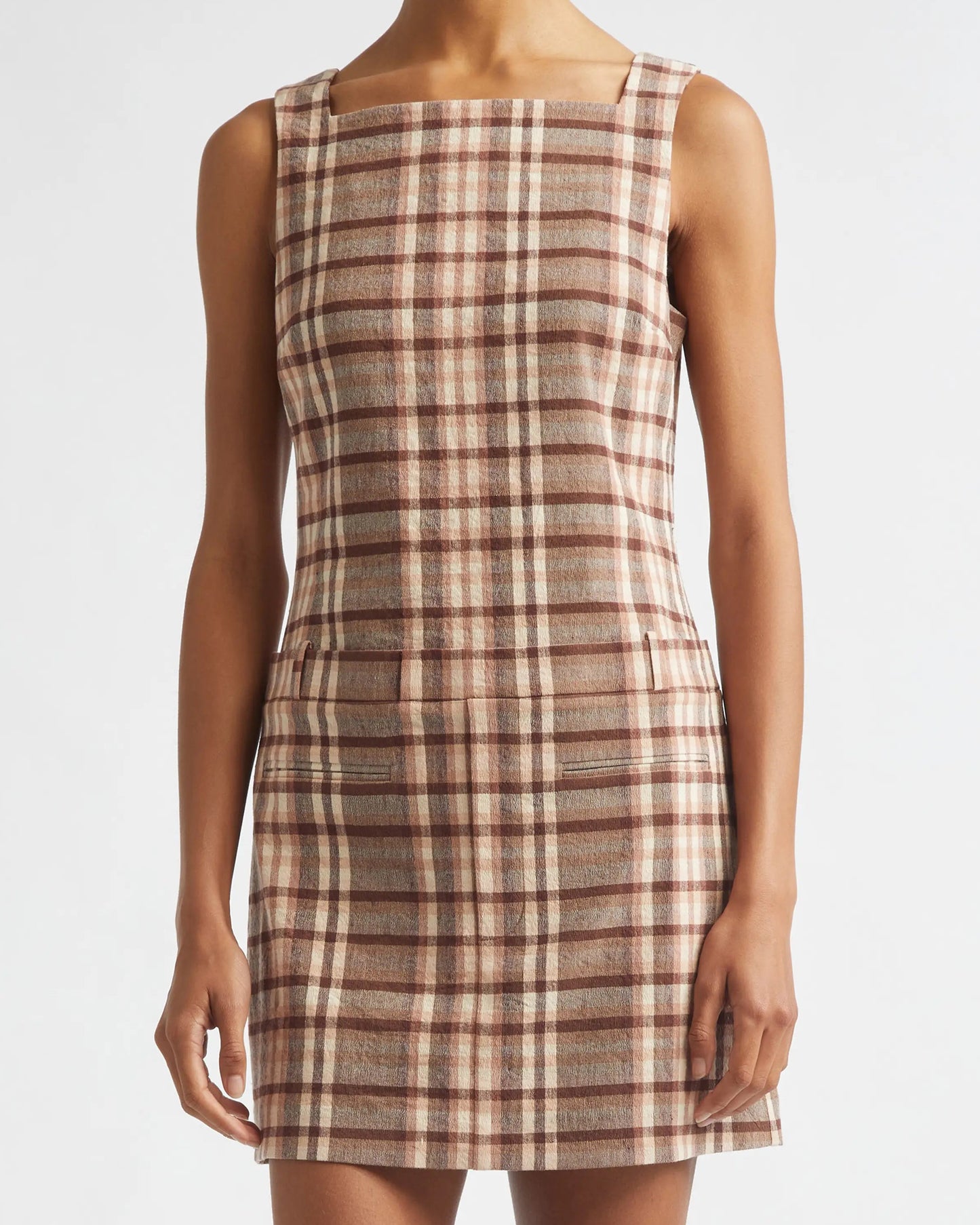 Staud Shea Dress | Tuscany Plaid