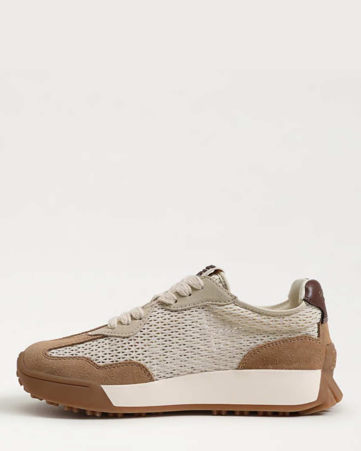 Sam Edelman Langley Lace Up Sneaker | Modern Ivory Mesh/Suede
