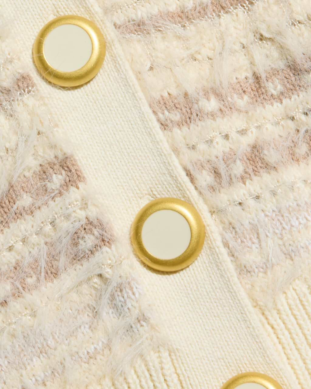 L'Agence Ariadne Cardigan | Ecru/Natural Multi