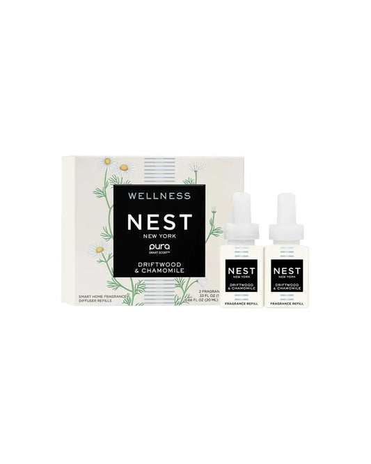 NEST x Pura Diffuser Refill Pod Duo | Driftwood & Chamomile