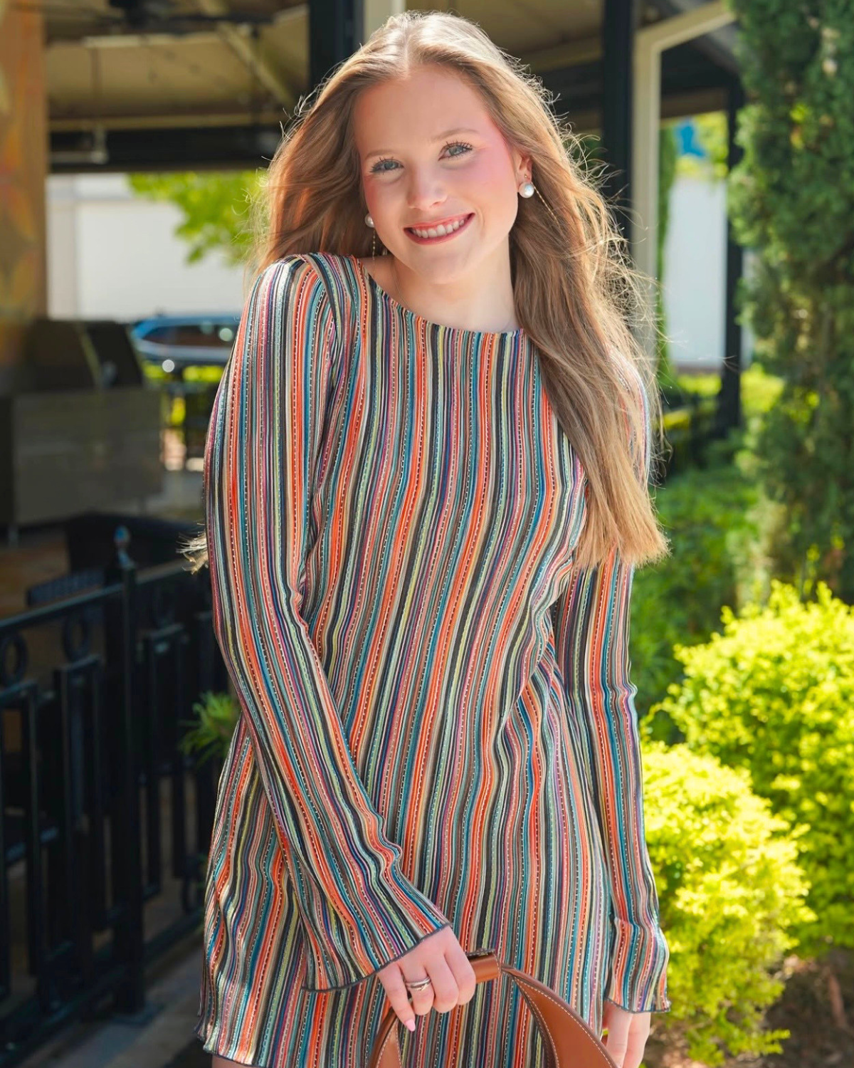 Show Me Your Mumu Drifter Mini Dress | Sundown Stripe Knit