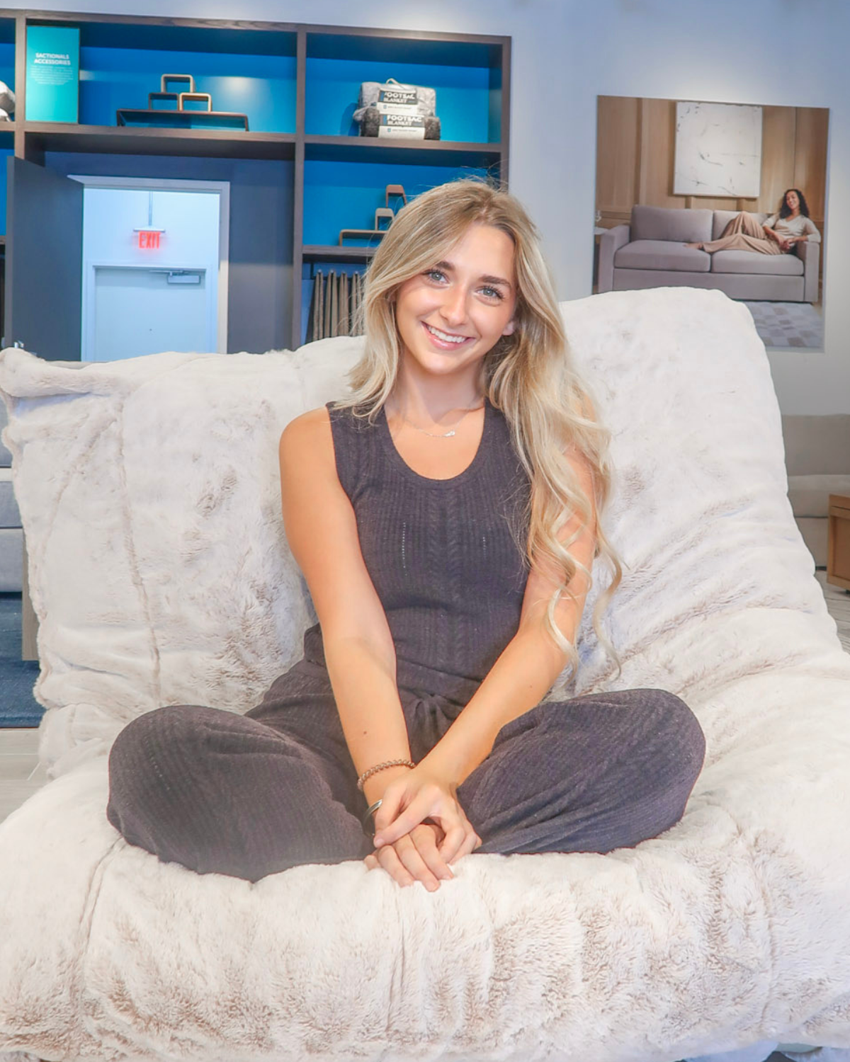 Barefoot Dreams CozyChic Cable Knit Tank | Carbon