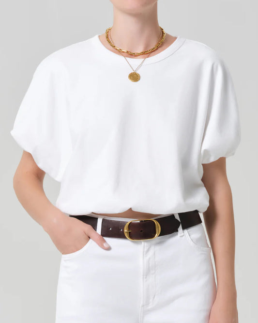 Citizens of Humanity Gia Bubble Tee | Soft White