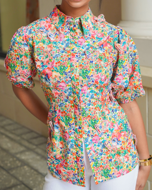 Farm Rio Peasant Top