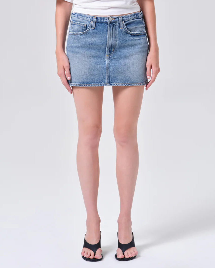 AGOLDE Keira Mini Skirt | Broadcast