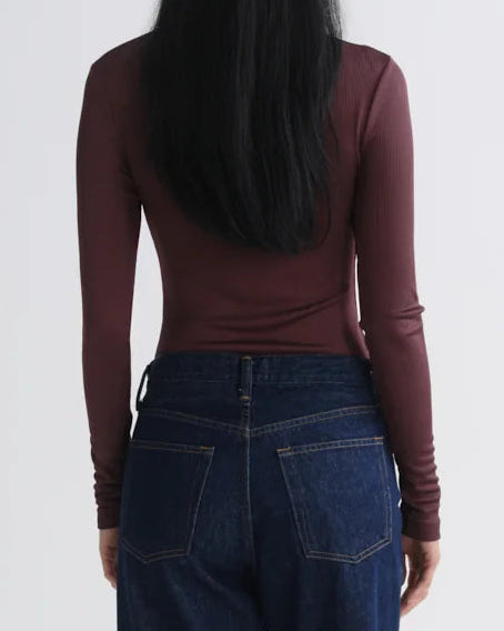 AGOLDE Delphi Slim Tee | Corinth