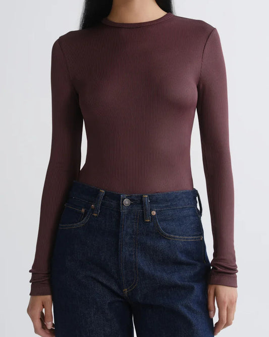 AGOLDE Delphi Slim Tee | Corinth