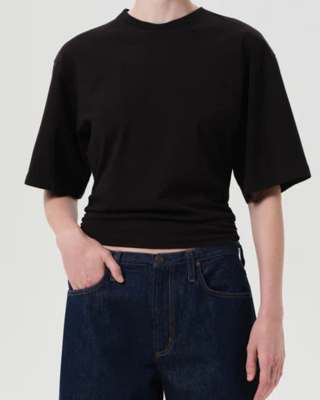 AGOLDE Shari Tee | Black