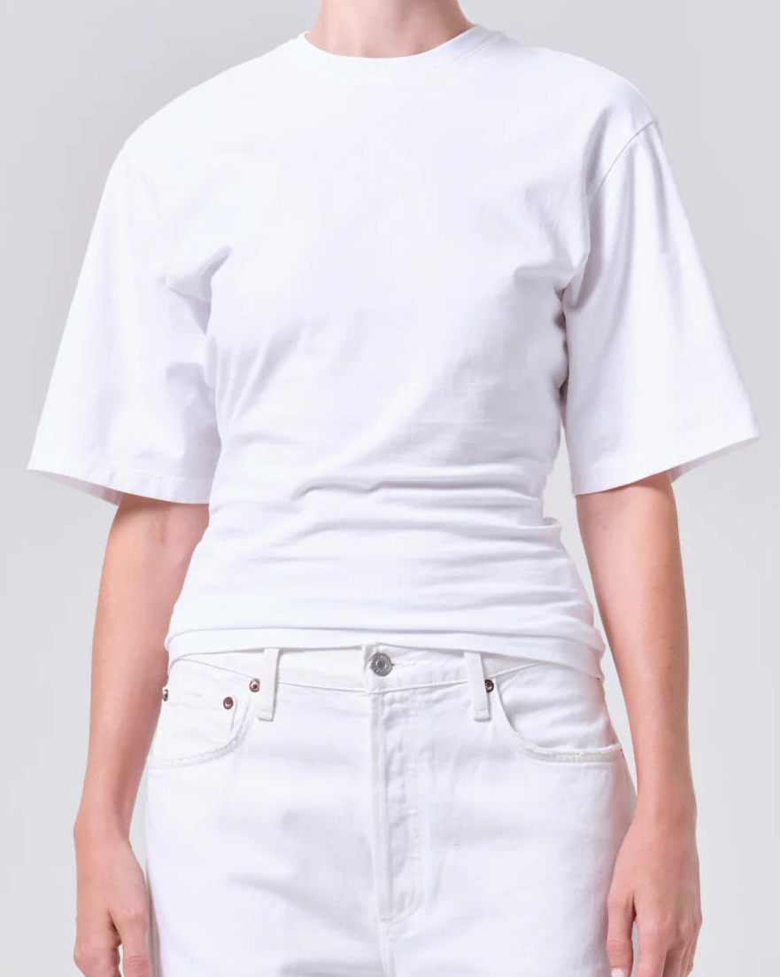 AGOLDE Storey Tee | White