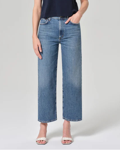 AGOLDE Harper Crop Jean | Moor