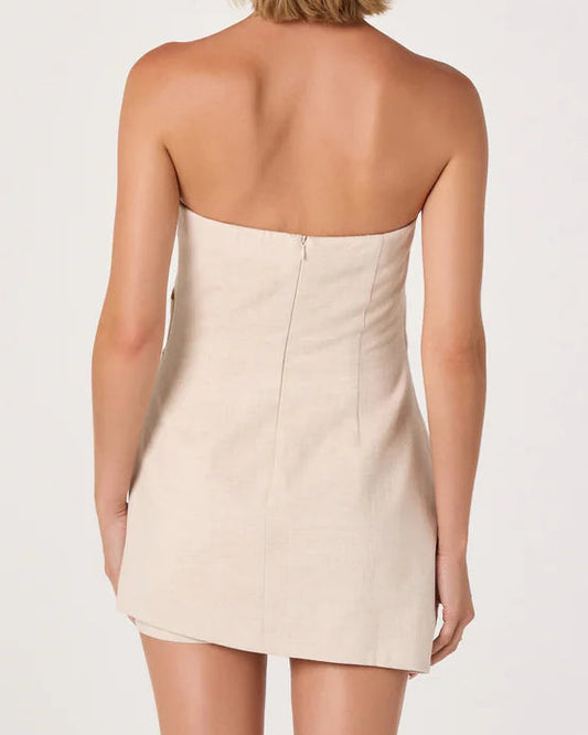ASTR Haralda Romper | Oatmeal