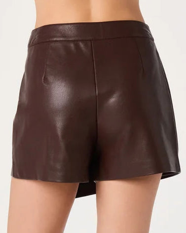 ASTR Oaklee Faux Leather Skort
