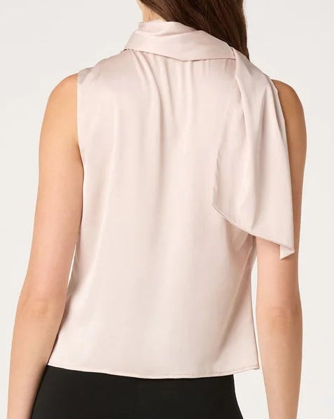 ASTR Sasha Cowl Neck Scarf Top | Champagne