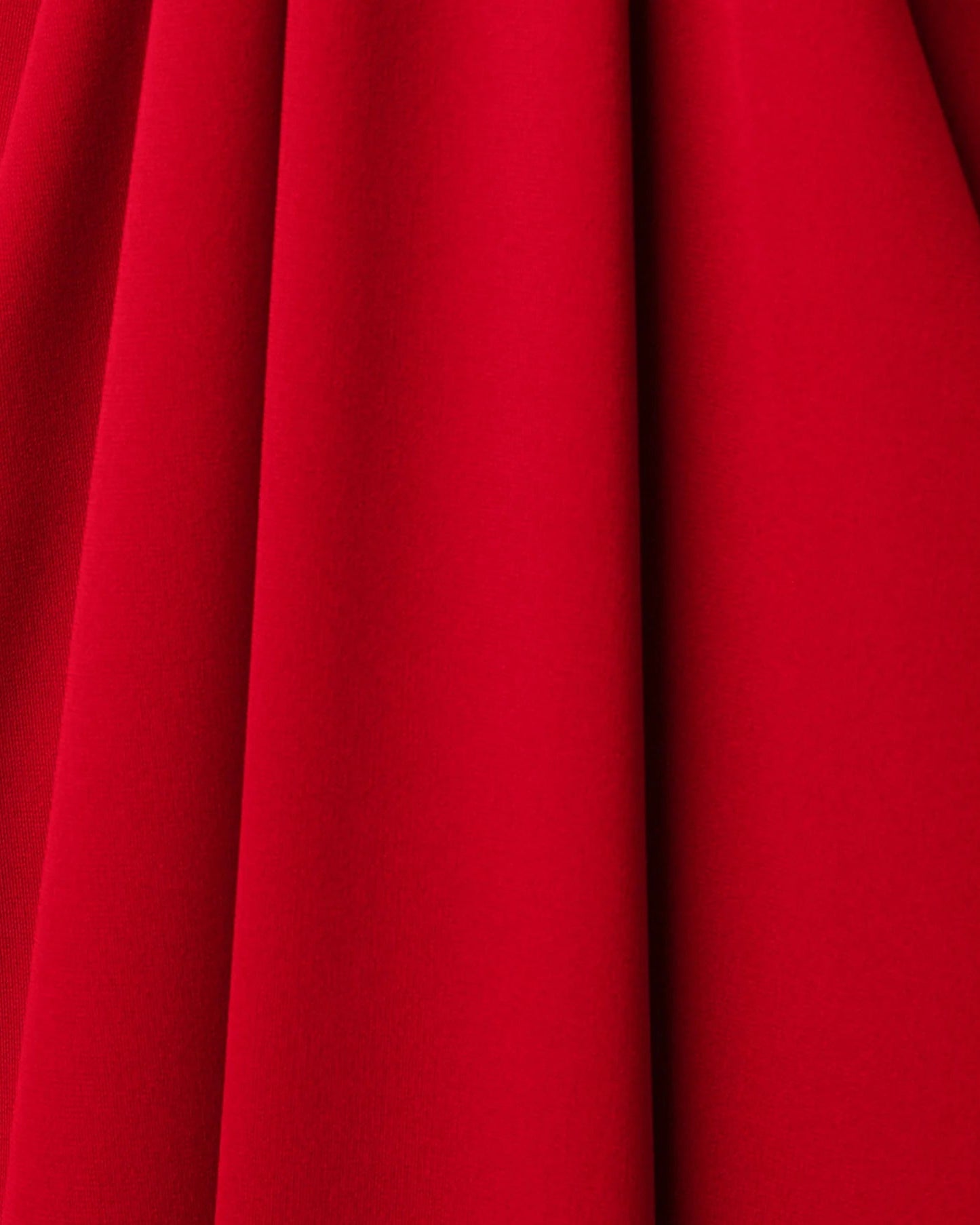 Adrianna Draped Stretch Jersey cross Back Plunge Gown | Red