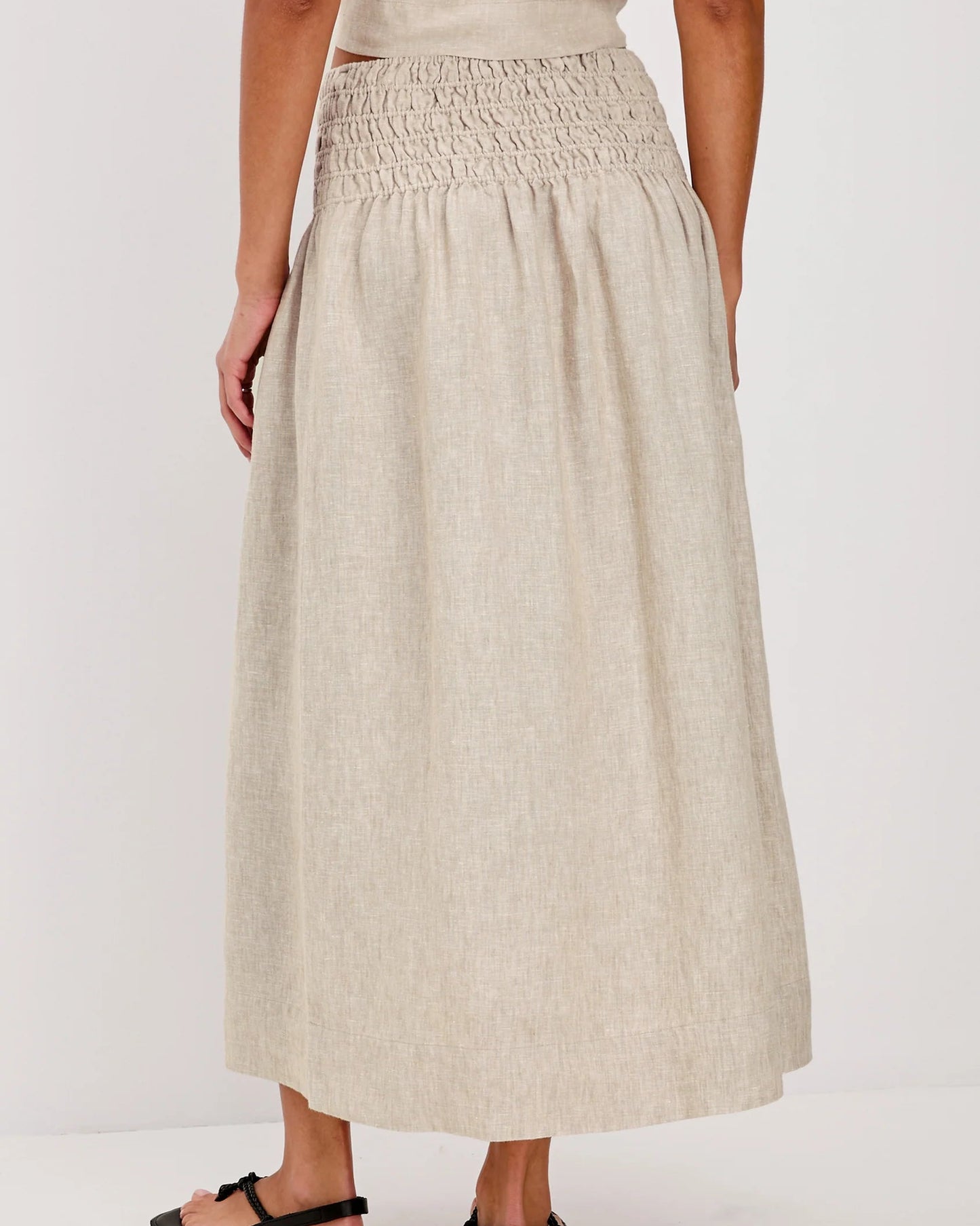 Rails Alessa Skirt | Heathered Flax