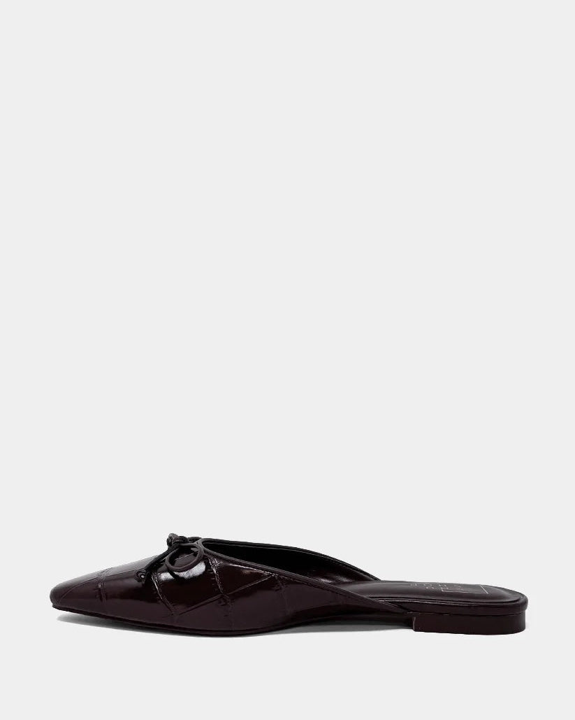 Shu Shop Alexandra Mule | Brown Croco