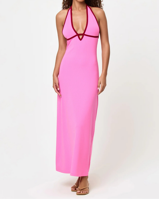 LSPACE Shea Maxi Dress | Pink-Simmer